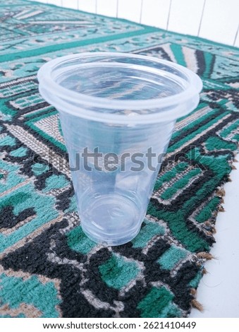 This tool is called a disposable plastic cup 