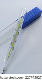 This is a tool for measuring body temperature called a thermometer