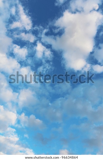 This Vertical Photo Dramatic Cumulus Cloud Stock Photo 96634864 ...