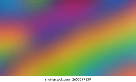 This vibrant rainbow gradient texture creates a colorful abstract background, perfect for adding a playful and energetic touch to any design.