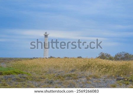 This is view of Morro Jable Lighthouse