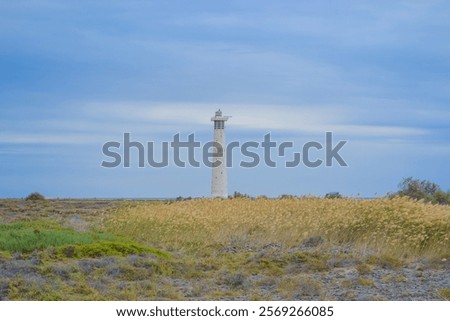 This is view of Morro Jable Lighthouse