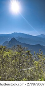 This is a view of the mountains in East Java Indonesia