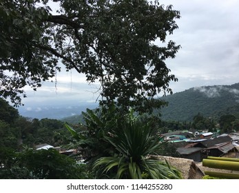 This view from the top of mountain.