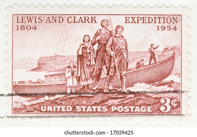 This Is Vintage 1954 US Postage Stamp Lewis And Clark Expedition