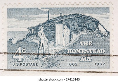 This Is A Vintage 1962 Canceled US Stamp Homestead Act