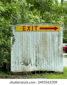 This way is the exit way