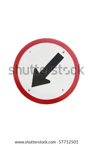 this way traffic sign