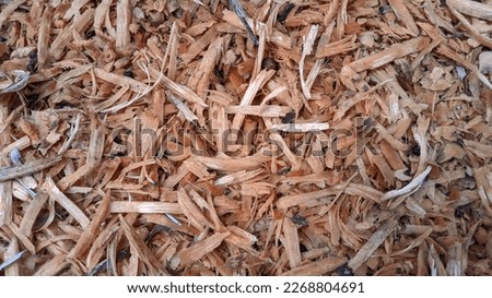 this is wood pulp, this wood pulp is the residue or dirt from wood cutting machines which are usually used to cut down a po