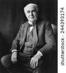 Thomas A. Edison (1847-1931), in Washington, D.C. in 1922 portrait by Bachrach.