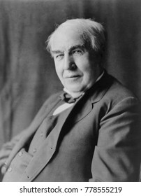 Thomas Alva Edison in 1922. He remained active until his death in 1929 at age 84