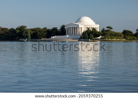 The Thomas Jefferson Memorial in Washington, D C , United States