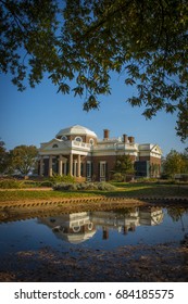 Thomas Jefferson Monticello Home In Beautiful Fall Autumn Colors Historic