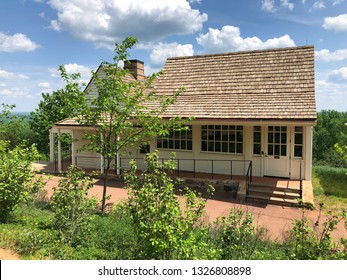 Thomas Jefferson Monticello Plantation Building In Summer.