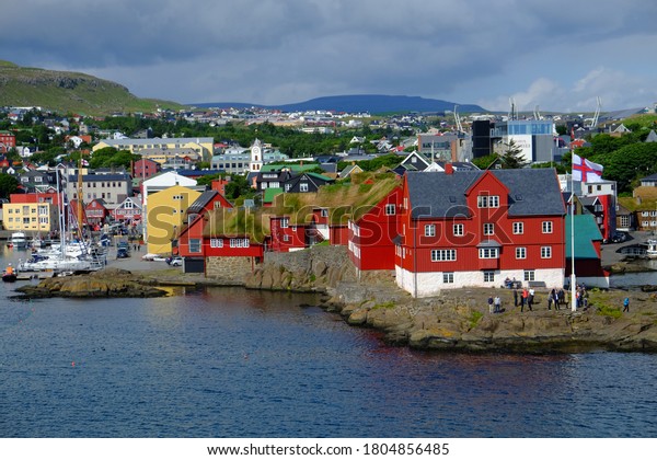 Najdete Stock Snimky Na Tema Thorshavn Faroe Islands 08152019 Panoramic View V Hd A Miliony Dalsich Stock Fotografii Ilustraci A Vektoru Bez Autorskych Poplatku Ve Sbirce Shutterstock Kazdy Den Jsou Pridavany Tisice Novych Kvalitnich Obrazku