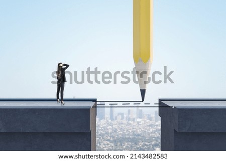 Similar – Image, Stock Photo on the way