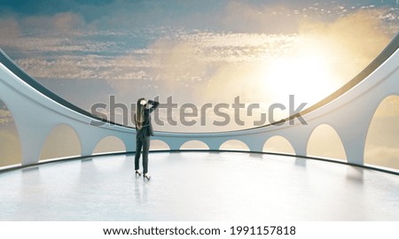 Image, Stock Photo Beautiful panoramic view of Medieval town of Castelsardo at evening (night), Province of Sassari, Sardinia, Italy, Europe. Colorful photo of gorgeous italian town. Popular travel destination.