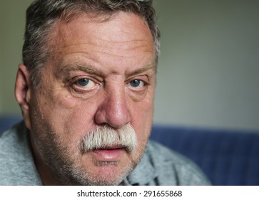 Thoughtful Mature Man Portrait 