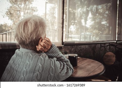 Thoughtful Serious Anxious Mature Senior Woman Feeling Worried About Problems. Concept Dramatic Loneliness, Dementia, Abuse, Sadness, Depression, Sad Emotions, Cry, Disappointed, Healthcare, Pain.