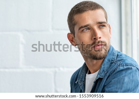 Similar – Image, Stock Photo lost in thought | UT Hamburg