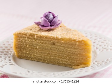 Thousend Layer Cake. Indonesian Layer Cake. Spekkoek.