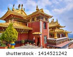 thrangu tashi yangtse monastery in namo buddha, dhulikhel, nepal
