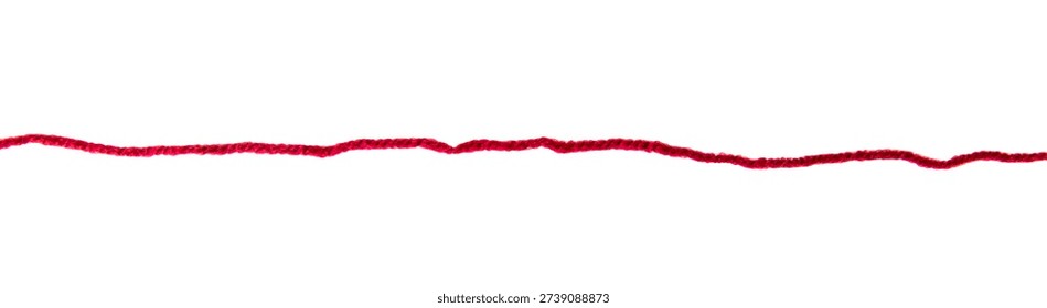 Thread isolated on white background. Selective focus. color.