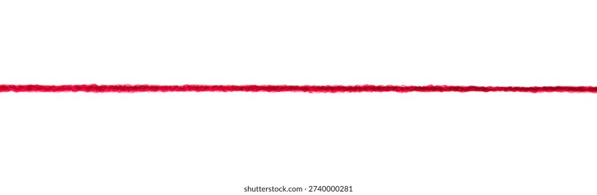 Thread isolated on white background. Selective focus. color.