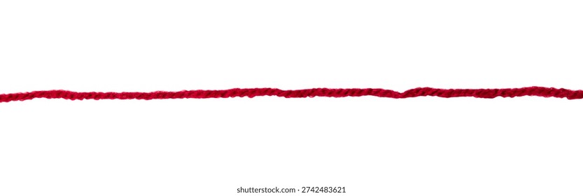 Thread isolated on white background. Selective focus. color.