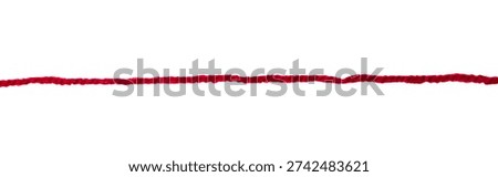 Thread isolated on white background. Selective focus. color.