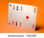 Three aces and jolly