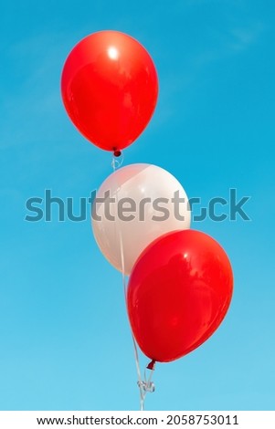 Similar – Image, Stock Photo solemn l Red balloons