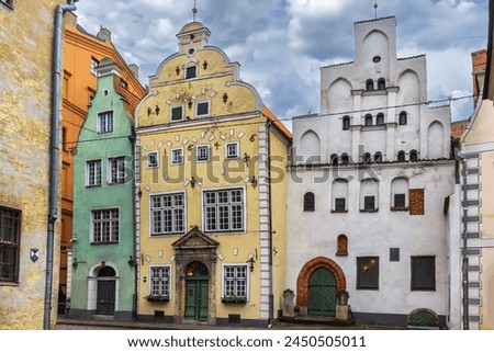 Three Brothers is a building complex consisting of three houses, situated in Riga, Latvia. The houses together form the oldest complex of dwelling houses in Riga