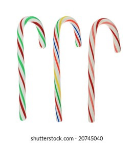 Three Candy Canes Stock Photo 20745040 | Shutterstock