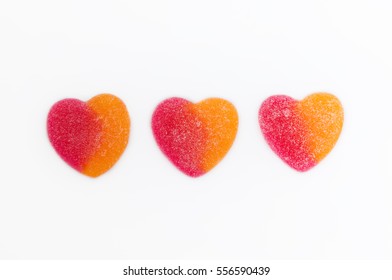 Three Candy Hearts
