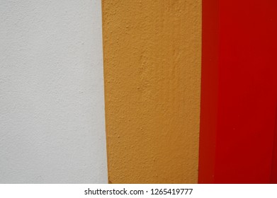 Three colored wall