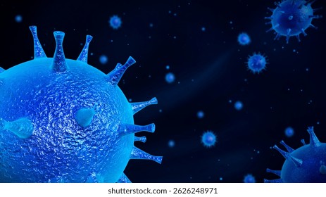 Three dimensional simulation of coronavirus