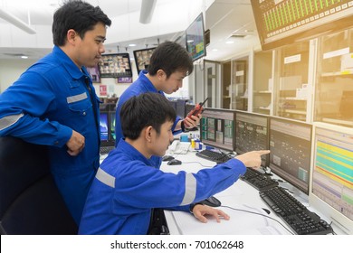 Three Engineering Control Room Checking Process.