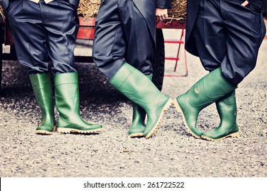 wellington boots farmers