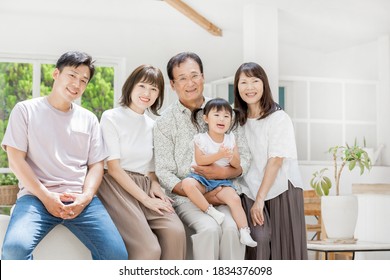 Three Generation Family Happy Life