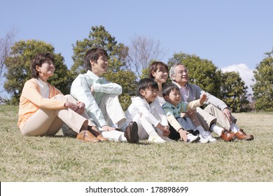 Three Generation Of A Japanese Family 