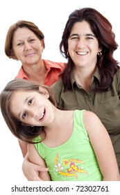 Three Generations Of Hispanic Women