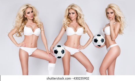ball lingerie soccer Daily box calendar nude