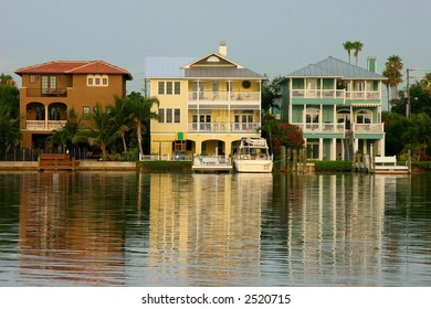 Three Gulf Coast Homes On The Intercoastal  Waterway.