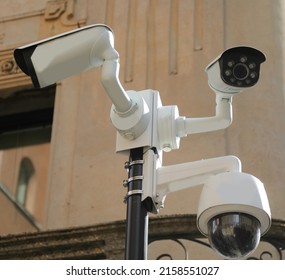 three high-definition cameras for video surveillance by the city police to avoid vandalism and illegal actions