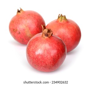 three huge pomegranate isolated on white background  - Shutterstock ID 234902632