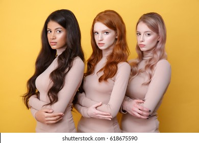 three blonde lesbian Three blonde lesbian