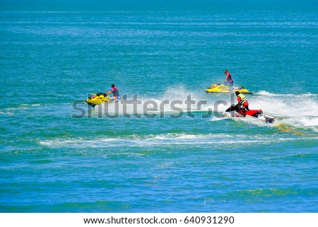 Skiing with plenty of room for turns