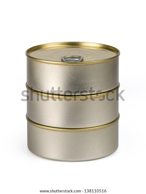 metallic tins