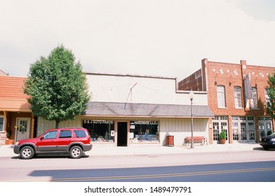 Three Oaks, Michigan - August 7 2018: A Local Hardware Store, Downtown.